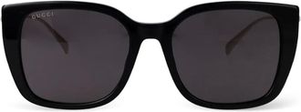 Gucci Occhiali da sole squadrati - Nero