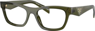 Prada Glasses, unisex, Green, Size: 54 MM B01V Optical Frame
