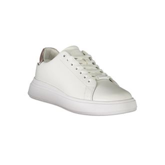 Calvin Klein Leather Sneaker - White