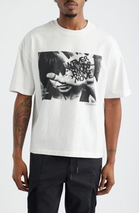 Criminal Damage Cover Up Graphic T-Shirt in Off-White at Nordstrom, Size Xx-Large