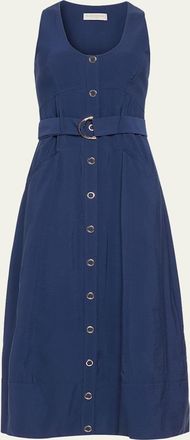 Ramy Brook Nomi Belted Midi Dress
