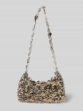 Paco Rabanne Shoulder Bag in Ketten-Optik in Silber, Gr&ouml;&szlig;e 1