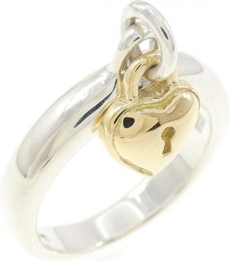 Tiffany & Co. Yellow Gold (18K) Silver 925 Band Ring (Pre-Owned)