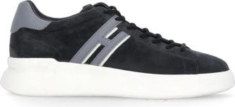 Hogan H580 Sneakers - Heren - Sneakers - Blauw - 39 1/2 EU - Leer - Schoenen