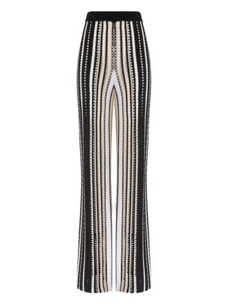 Missoni Gestreepte broek - Zwart