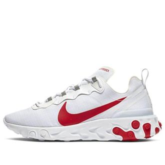 Nike React Element 55 White University Red BQ6167-102