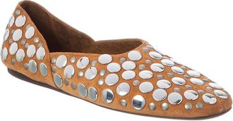 Khaite Jane Suede Flat