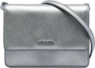Prada Borsa Crossbody Vintage Pre-owned - - Pre-owned - Donna - Grigio - ONE SIZE