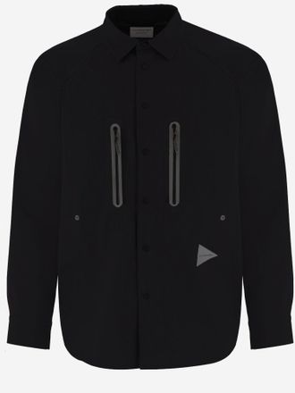 And Wander Nylon Shirt With Back Panel