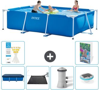 Intex Piscina Con Estructura Rectangular - 300x200x75 Cm - 7-piezas S154
