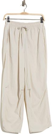 Zella Breakaway Crinkled Track Pants in Grey Moonbeam at Nordstrom Rack, Size X-Large