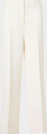 Akris Chieko Pleated Kick Flare Pants