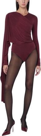 Andamane Stijlvolle Top met 90%Cu 10%Ea - Dames - Bodies - Rood - S - Tops