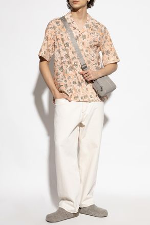 Paul Smith Short Sleeve Shirt, Mens, Orange