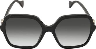 Gucci Grey Square Ladies Sunglasses GG1072SA 001 56