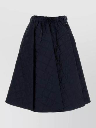 Prada recycled polyamide a-line skirt