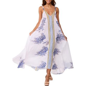 Ranee&rsquo;s Cover-Up Dress in White Multi at Nordstrom Rack, Size Small/medium