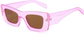 Generic Womens Outdoor Vacation Sunglasses Commuting Sports Driving Sun Glasses(Pink)