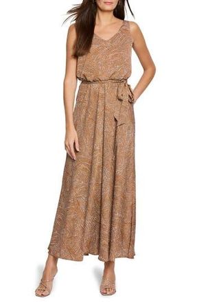 Nic+Zoe Swirling Sands Bianca Maxi Dress in Neutral Multi at Nordstrom Rack, Size X-Small