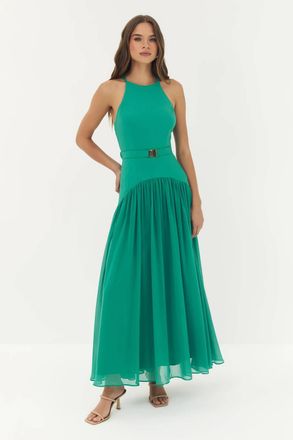Hutch Abbey Dress In Green
