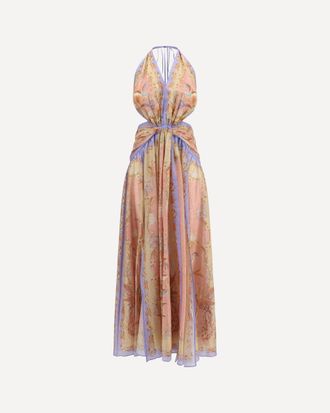 Zimmermann Indra halterneck maxi Dress Female 2
