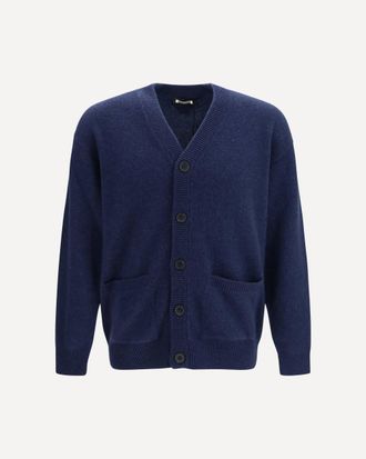 Prada V-neck Re-cashmere Cardigan Male 48