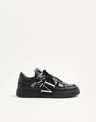 Valentino Garavani Low-Top Calfskin Vl7N Sneaker With Bands