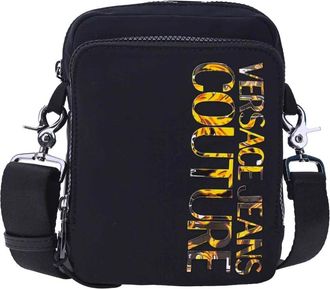 Versace Jeans Couture Stijlvolle Heren Schoudertas - Heren - Schoudertassen - Zwart - ONE Size - Tassen