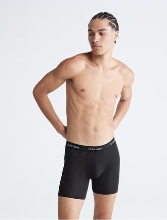 Calvin Klein Mens Ultra-Soft Modern Boxer Brief - Black - XL