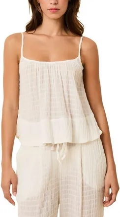 Solid & Striped The Maayan Camisole in Optic White at Nordstrom, Size X-Large
