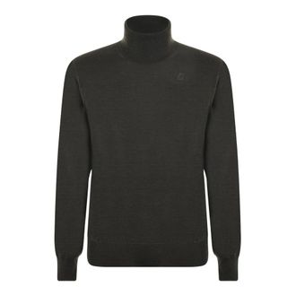 K-Way K-Way, Turtlenecks, male, Green, Size: 2XL Turtleneck Sweater for Men