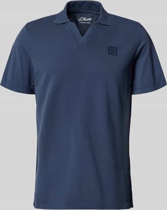 s.Oliver Red Label Regular Fit Poloshirt aus reiner Baumwolle in Marine, Gr&ouml;&szlig;e 3XL