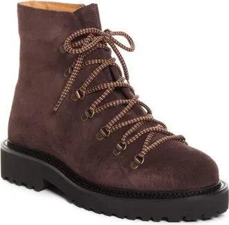 Jacques Solovi&egrave;re Magnus Suede Wholecut Boot in Mogano Suede at Nordstrom, Size 43.5