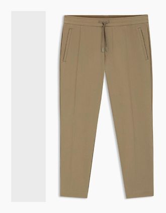 HUGO BOSS Mens T Flex Tapered-Fit Trousers - Green - Size: 34