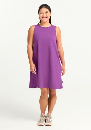 Jack Wolfskin Sommerkleid JACK WOLFSKIN TRAVEL DRESS W, Damen, Gr. L (42/44), N-Gr, freesia, Obermaterial: 100% Polyester, Kleider Sommerkleid