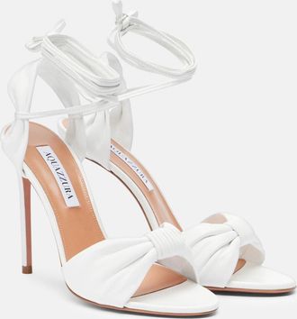 Aquazzura Carina leather sandals