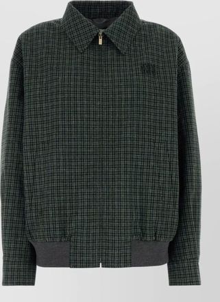 Miu Miu flannel single breasted coat
