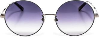 Swarovski Ronde Metalen Zonnebril Sk 0301-K voor vrouwen - Dames - Zonnebrillen - Grijs - ONE Size - Accessoires