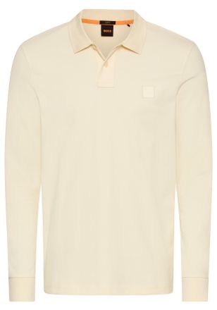 Boss Orange by Hugo Boss Poloshirt BOSS ORANGE Passerby, Herren, Gr. 4XL, gelb (open gelb767), Jersey, Obermaterial: 95% Baumwolle, 5% Elasthan, k&ouml;rpernah h&uuml;ftbedeckend, hoch 