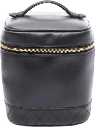 Chanel Pre-owned Handbags, female, Black, Size: ONE SIZE Pre-owned Vintage Handbag