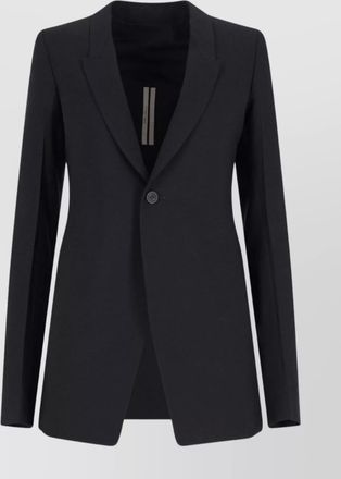Rick Owens tailored jacket with notched lapel and back vent