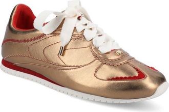 Birdies The Speedbird in Vintage Gold Metal Leather at Nordstrom, Size 8.5