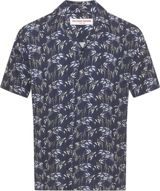 Orlebar Brown Camicia Maitan in lino - Blu
