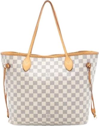 Louis Vuitton Pre-owned Tote Bags, female, White, Size: ONE SIZE Pre-owned Fabric Tote