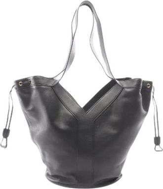 Saint Laurent Pre-owned Y Hobo Tote Bag - Pre-owned - Mujer - Negro - ONE SIZE