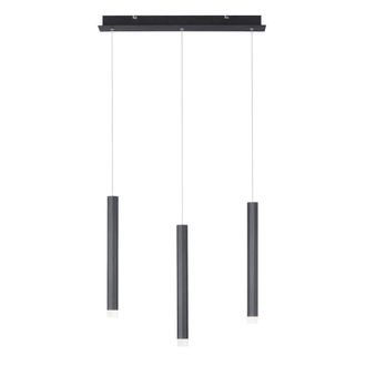 Leuchten Direkt Lampada A Sospensione A Led Lampada A Sospensione Lampada Da Soffitto Lampada Da Soggiorno Lampada Da Sala Da Pranzo, Metallo Alluminio Nero, 18 W 100