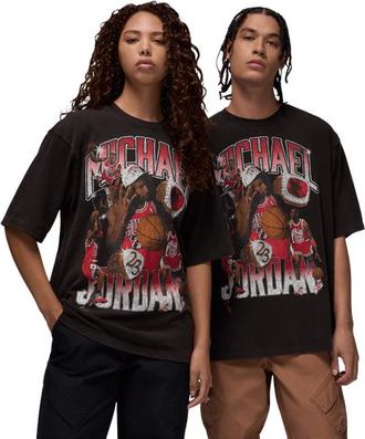 Nike Jordan Mens Essential 85 Photo Crew - Varsity Red/Black Size 3XL