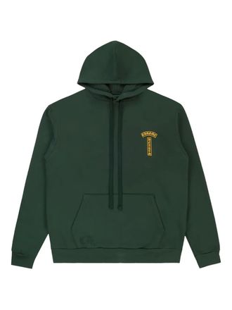 Chrome Hearts T Bar-logo hoodie - men - Fabric - L - Green
