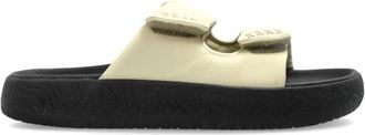 Veja Etna Bold leren sliders - Dames - Sandalen - Beige - 39 EU - Leer - Schoenen