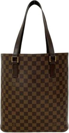 Louis Vuitton Pre-owned Plastic Tote Bag - Dames - Vintage Shopper - Bruin - ONE Size - Vintage